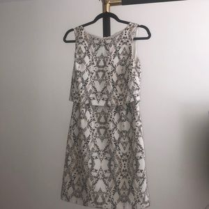 Banana republic snakeskin print dress | size 0